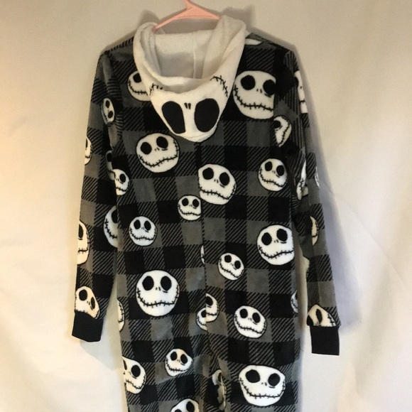 Disney the Nightmare before Christmas Jack Skeleton one piece jumpsuit Sz 4/6 - Picture 5 of 14